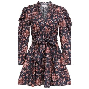 Anna Cate Elizabeth Dress in Leaf Print